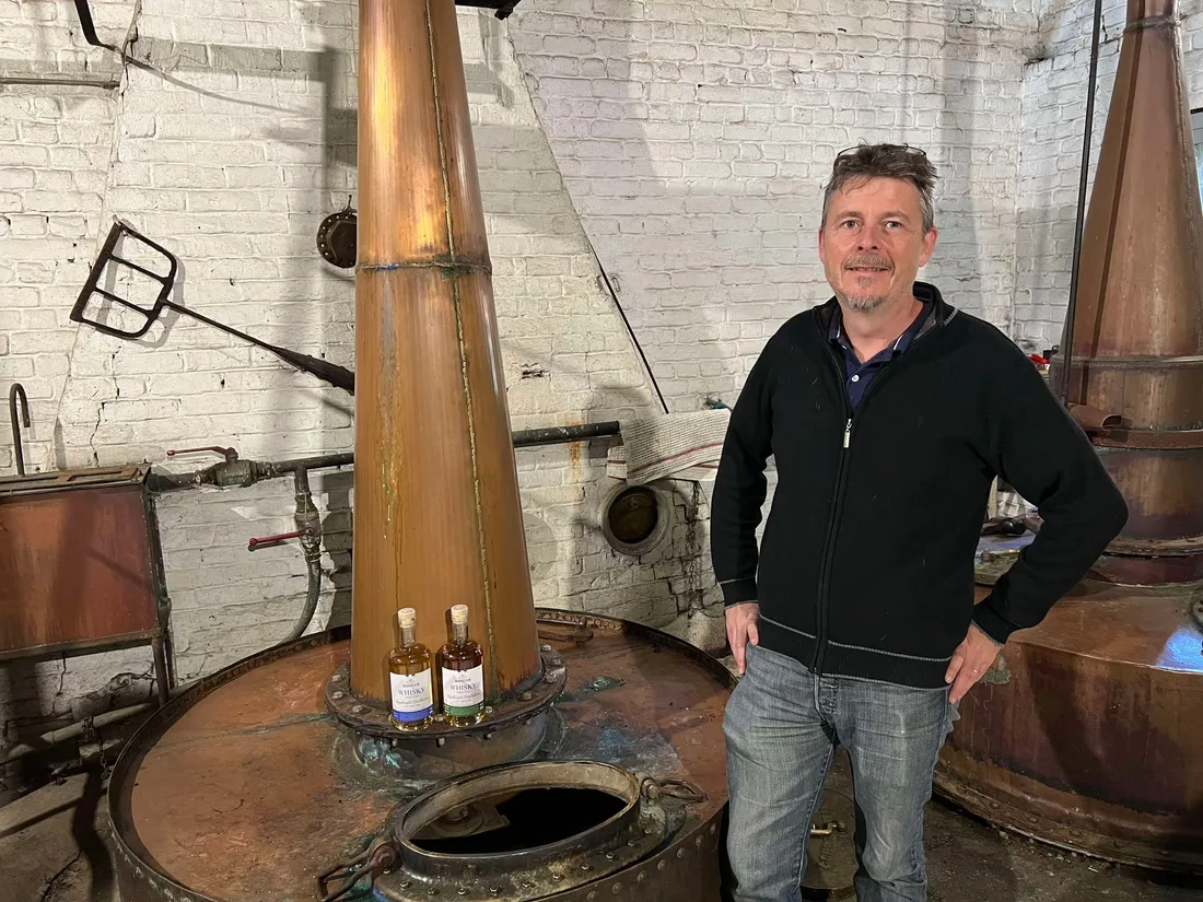 Lionel Persyn espère profiter du salon pour présenter le nouveau whisky. 