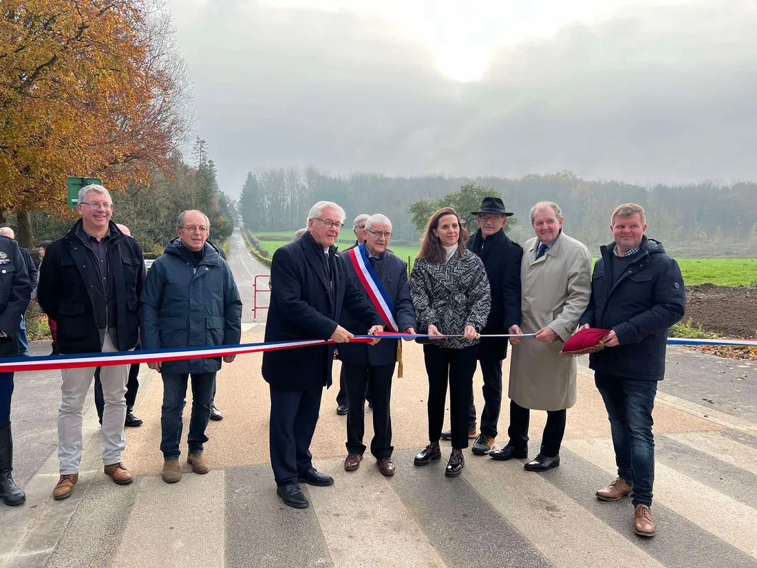 Inauguration en présence des élus il y a quelques jours