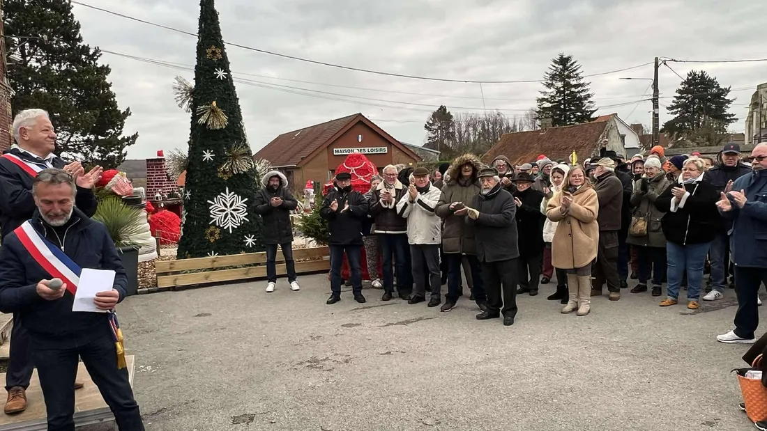 Une mobilisation était organisée à Nordausques début décembre.