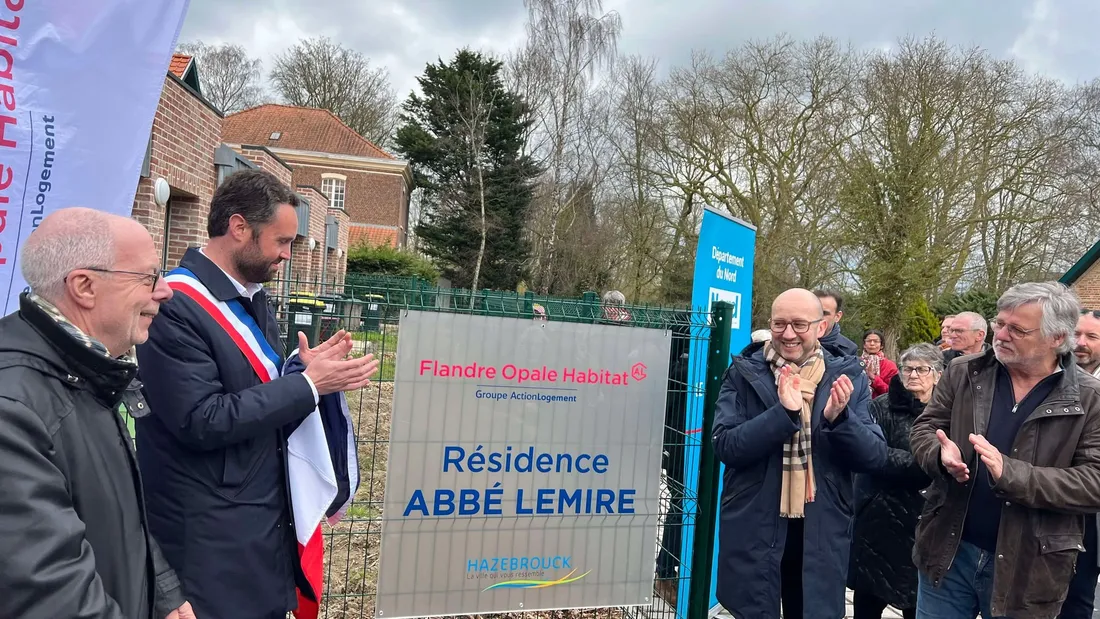 L'inauguration a eu lieu en présence de plusieurs élus et représentants du bailleur.