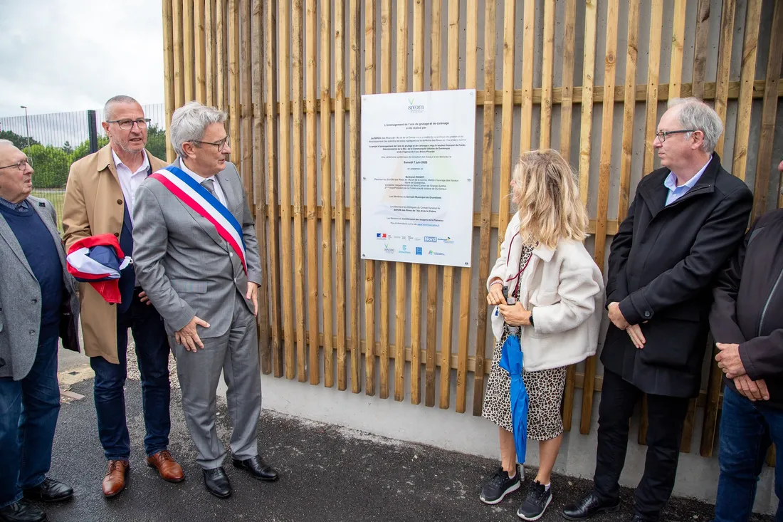 Bertrand Ringot Inaugure l'aire de grutage et de carénage