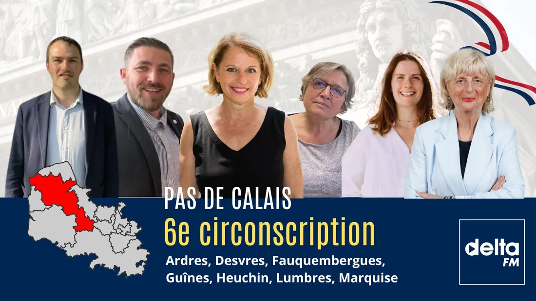 6ème circonscription pas de calais - 1er tour