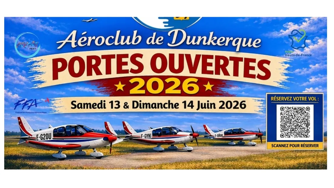 Portes Ouvertes Aéroclub de Dunkerque Les Moëres 2026