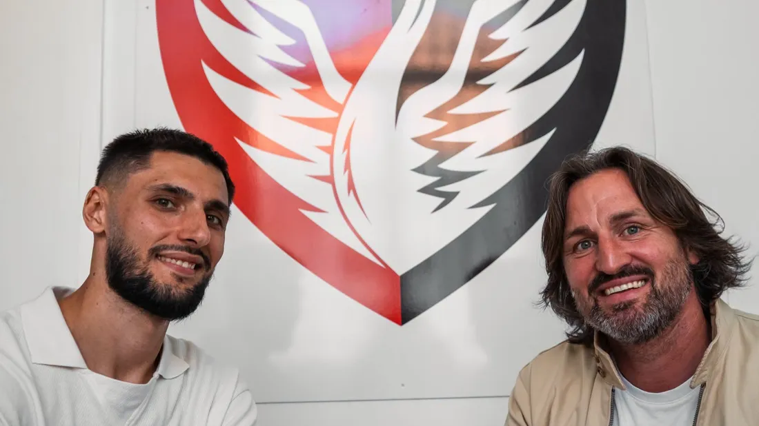 Théo Brusco, fraîchement arrivé du Luxembourg, s'est bien adapté au club boulonnais.