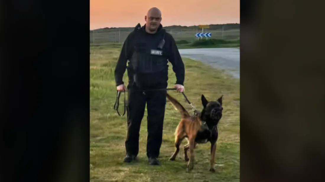 aurélien cugny et son chien