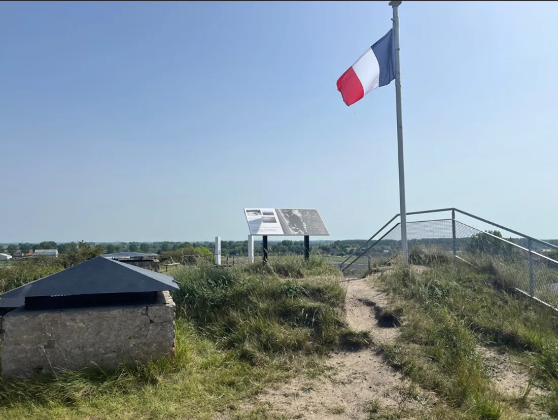 Fort des dunes à Leffrincoucke, une femme agée de 80 ans chute lourdement.