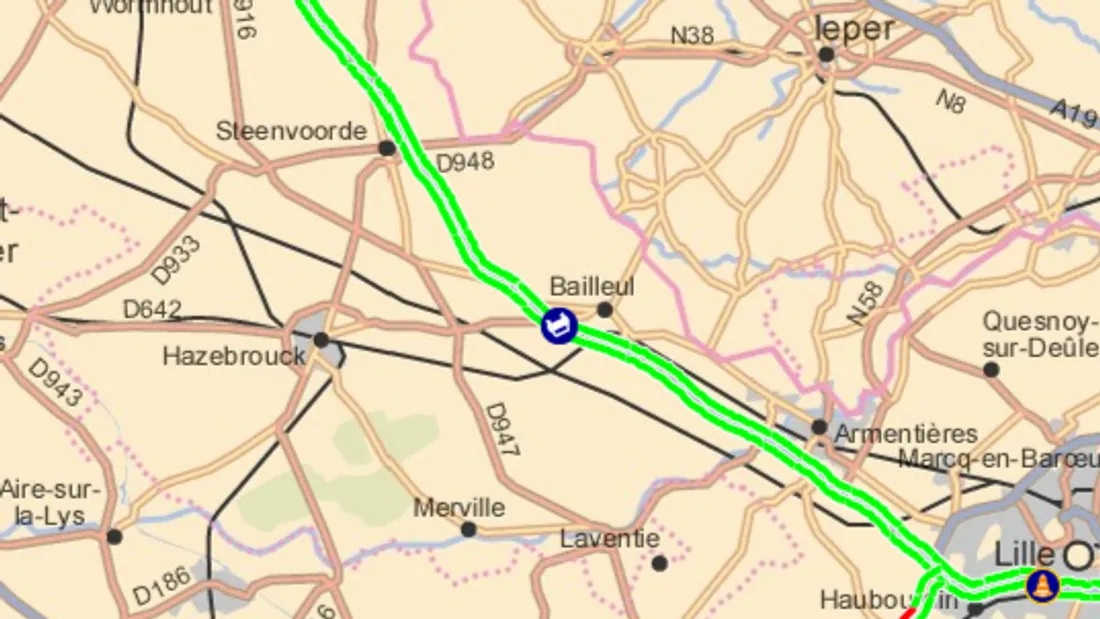 Accident sortie 11 A25