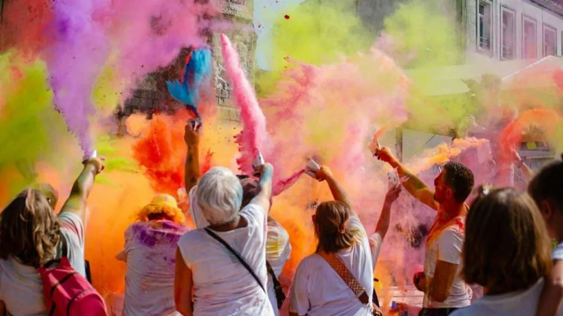 Une Run Color est au programme de l'après-midi. 