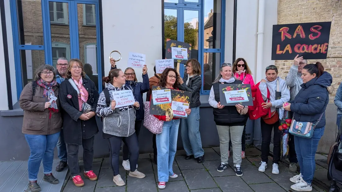 La mobilisation a duré une heure avant un rendez-vous en sous-préfecture. 