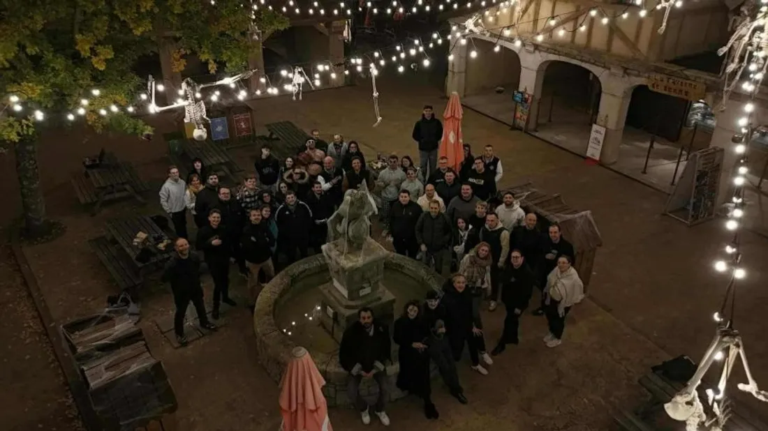 70 personnes étaient mobilisées lors du tournage. 