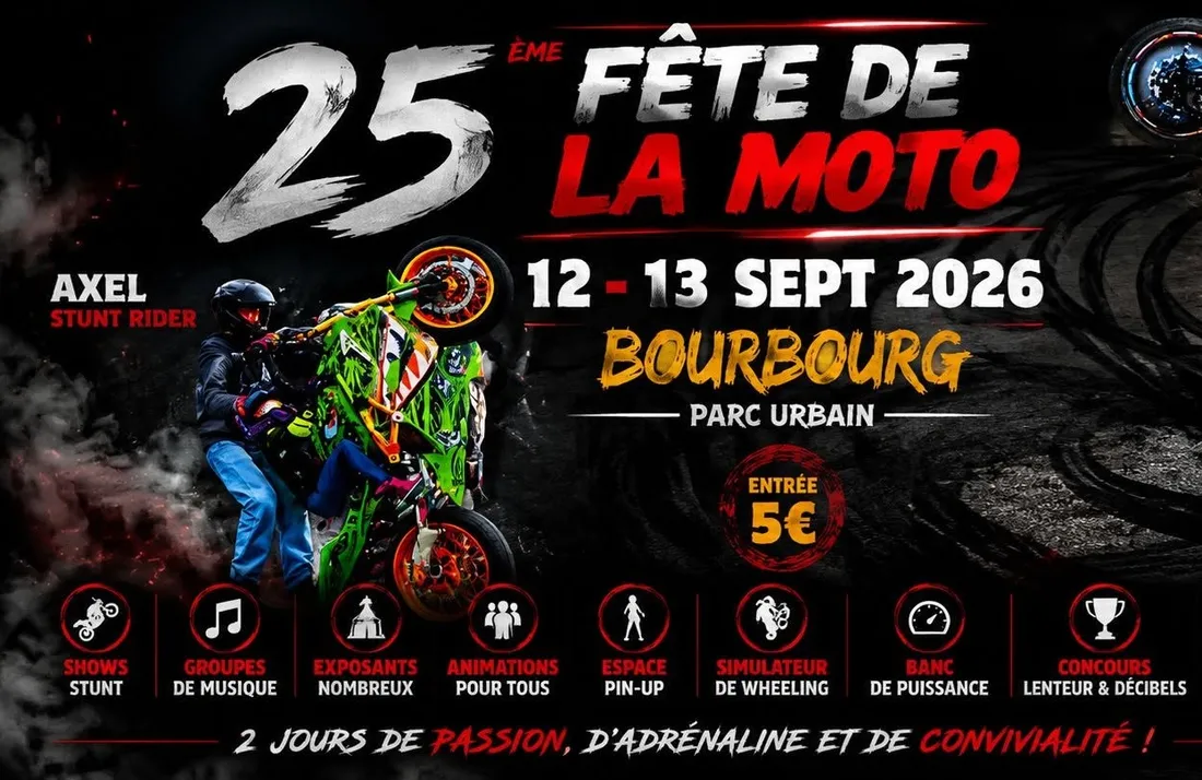 25ème Fête de la Moto Bourbourg 2026