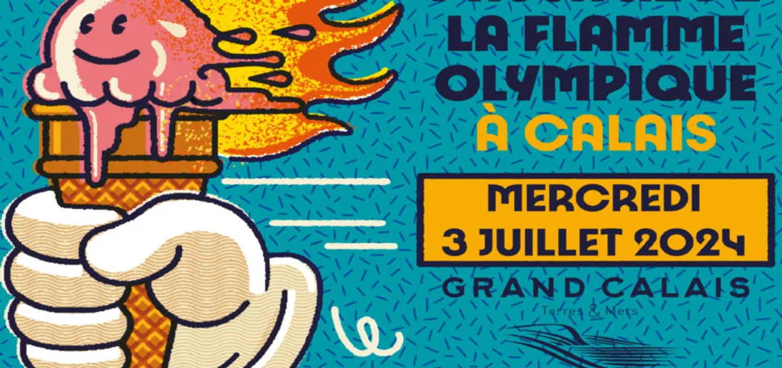 Calais, flamme Olympique