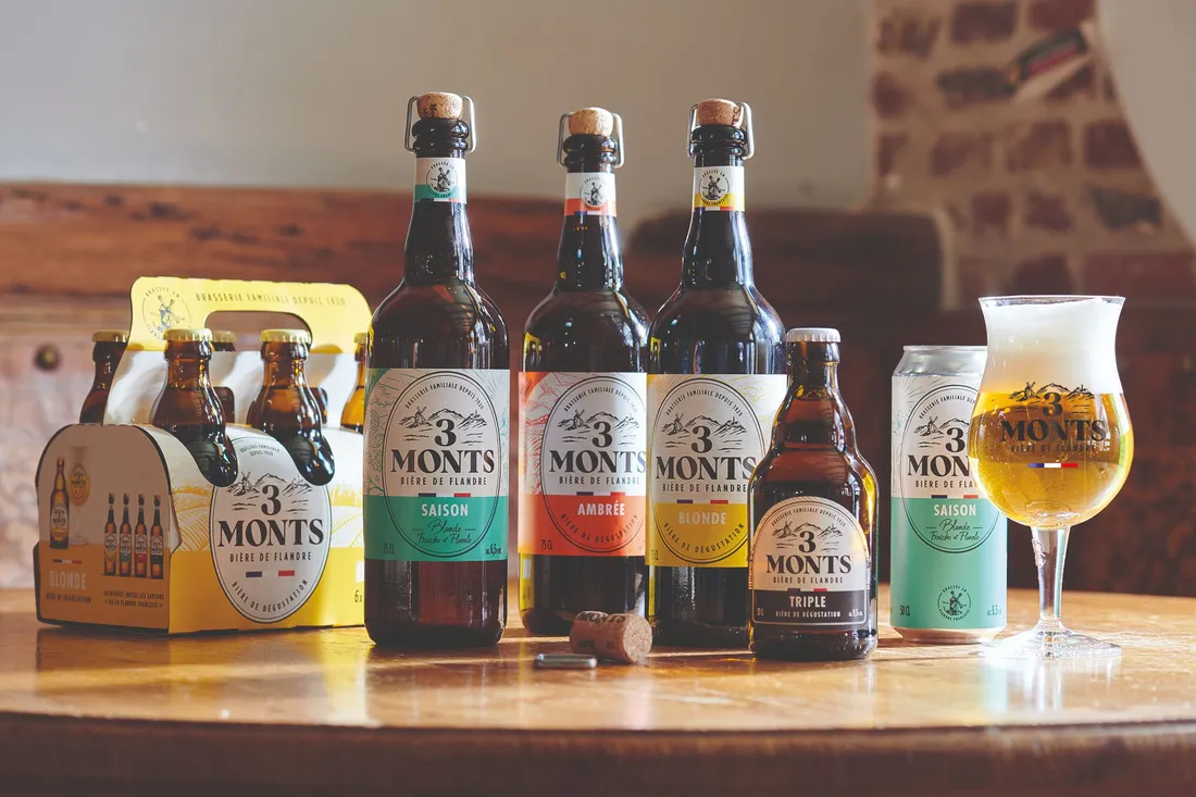 La bière "printemps blanche" est disponible à la vente