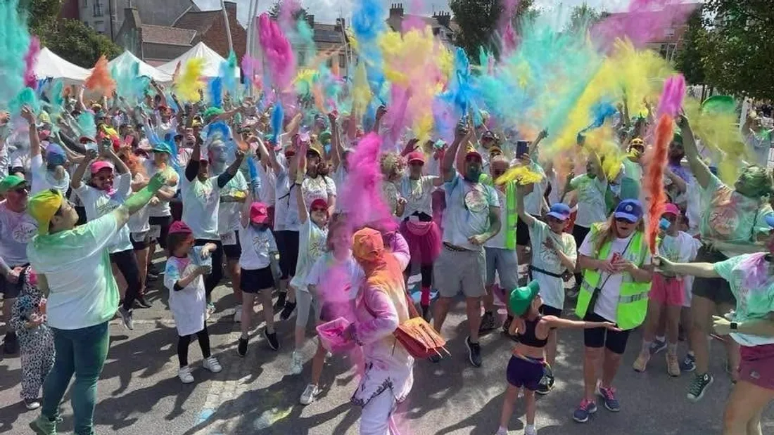 Une grande fête des couleurs animée par DJ Alex viendra clôturer la color run.  