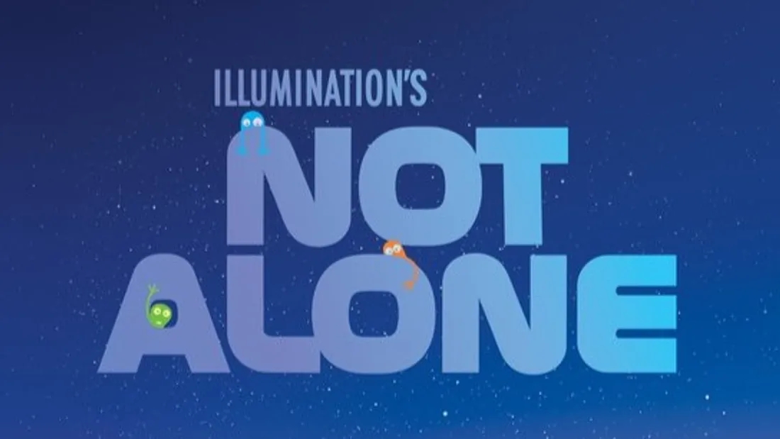 Affiche du film "Not Alone" par Illumination's avec Timothée Chalamet et Selena Gomez