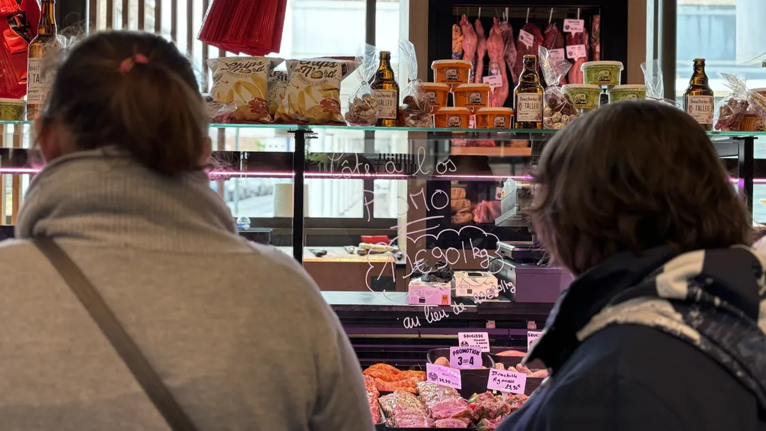 La boucherie Talleu fait partie des commerçants des Halles des Sœurs Blanches. 