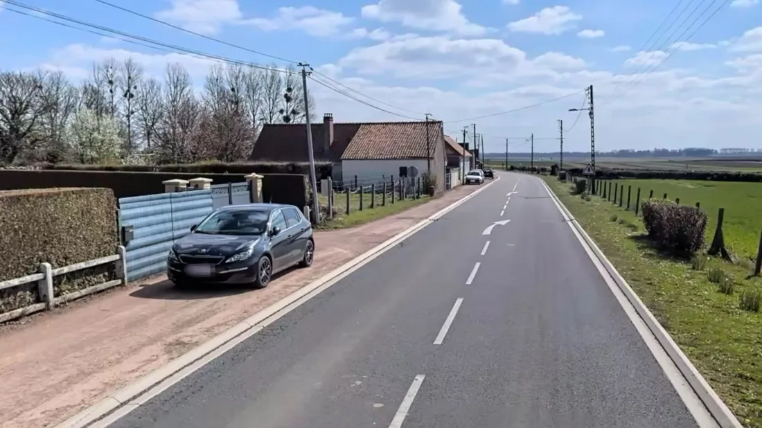 Le drame a eu lieu rue Saint André, à Campagne les Hesdin. 