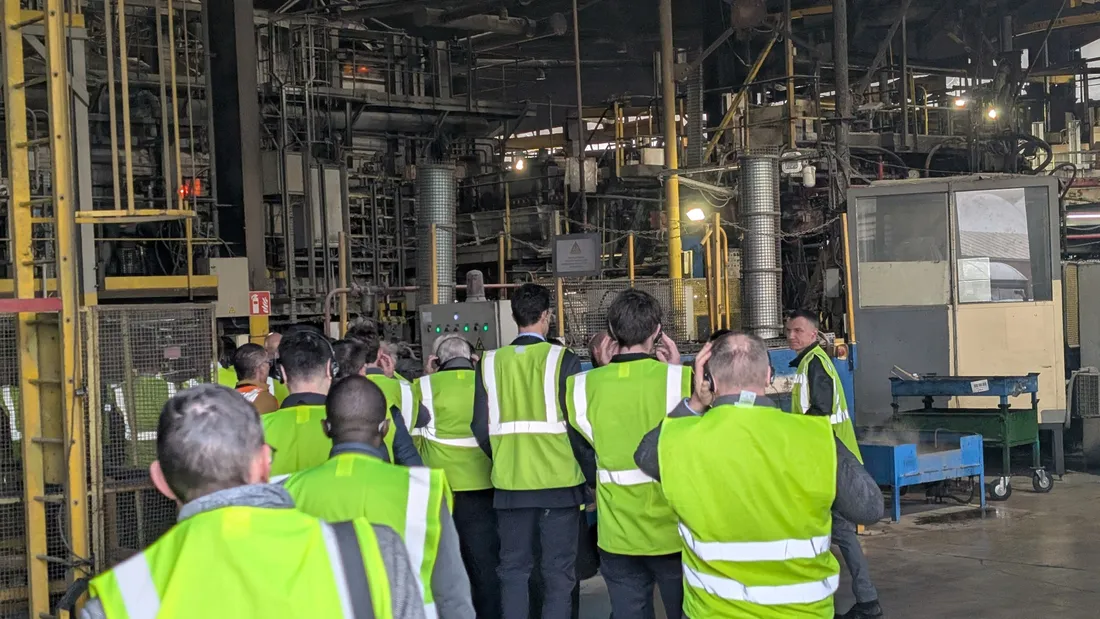 Sébastien Martin, les élus, le Préfet ou encore la Sous-Préfète ont visité Arc France.