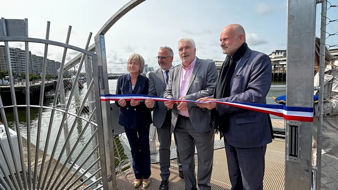 Nouveau ponton à Boulogne-sur-Mer