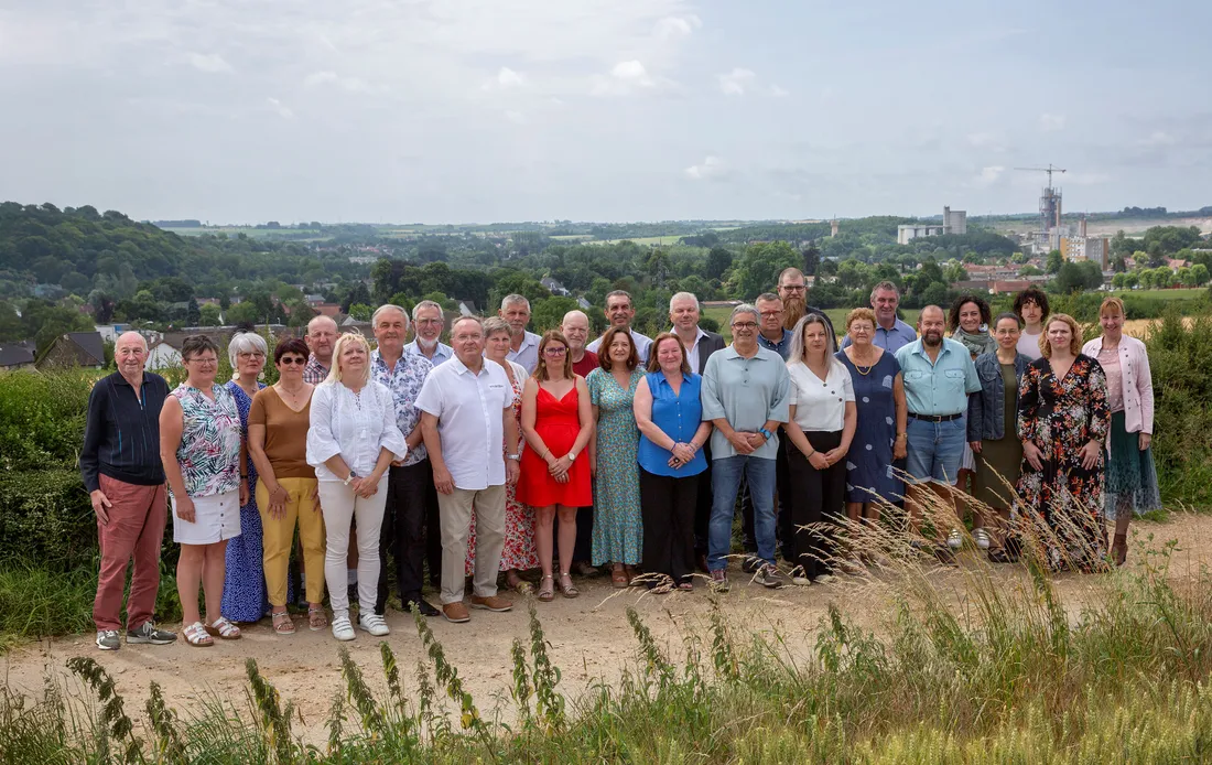 Jean-Philippe Quagebeur et son équipe.
