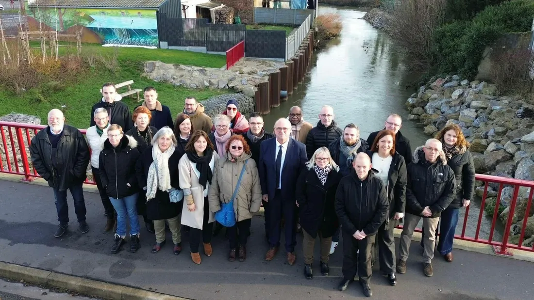 Laurent Brunet et son équipe. 
