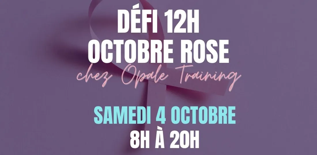 Opale Traning Octobre Rose 2025