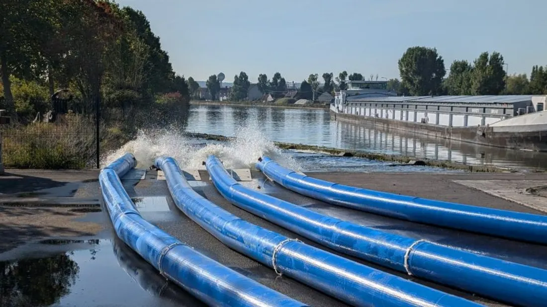 Les pompes ont été testées ce mercredi matin. 