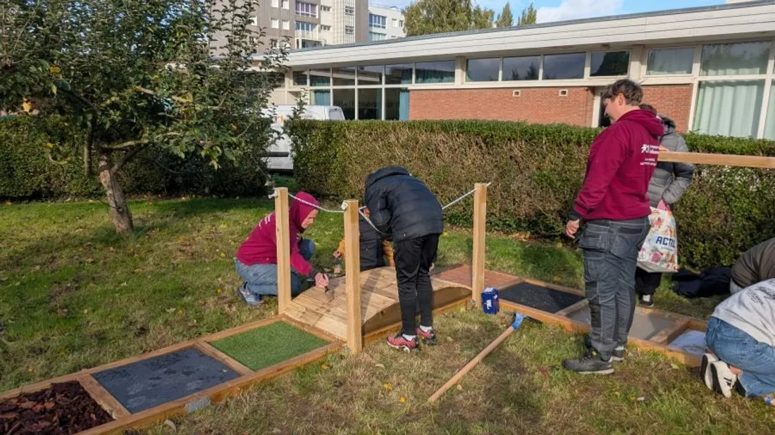 Le chantier participatif a duré cinq jours. 