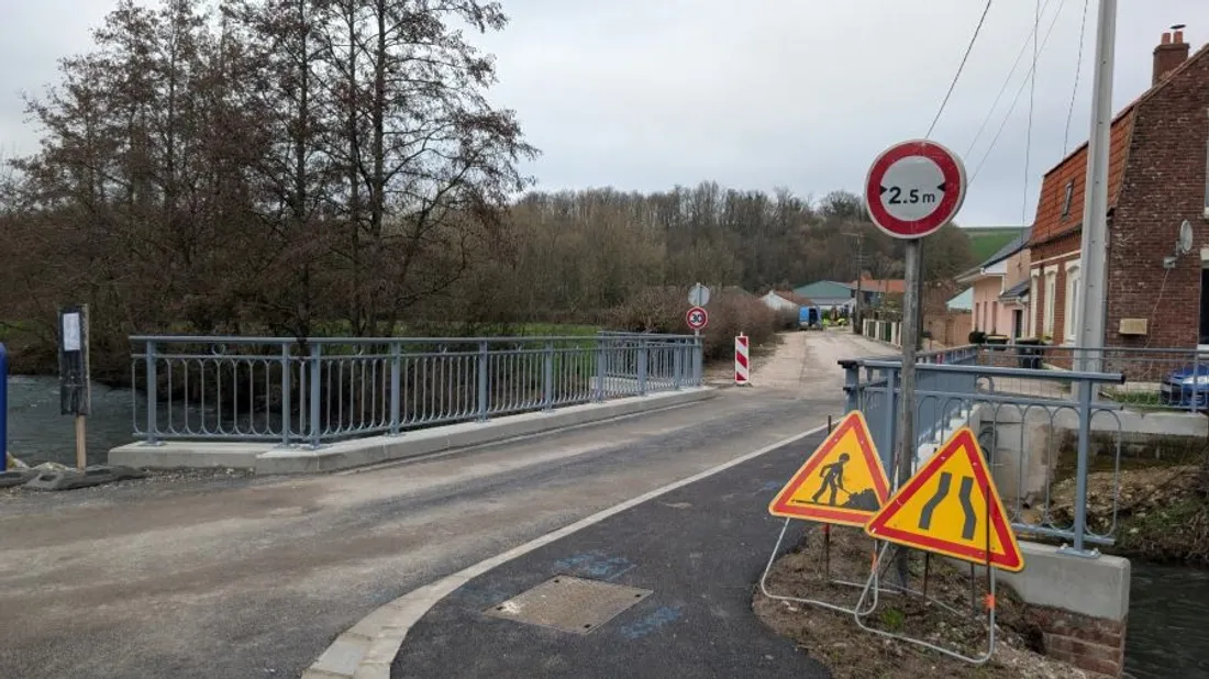Le pont de Védringhem est de nouveau ouvert à la circulation. 