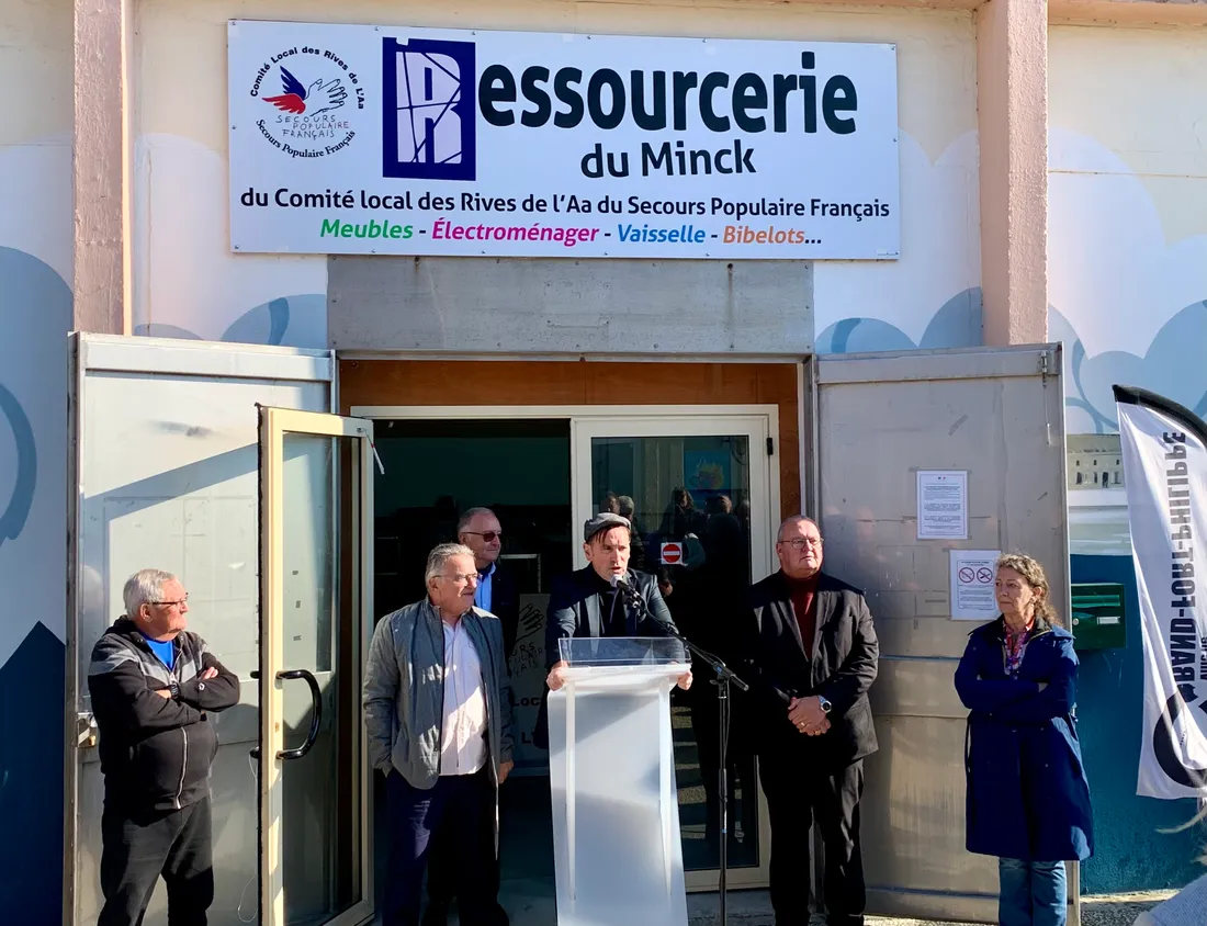 L’inauguration s’est tenue samedi matin, sur le parvis du Minck.