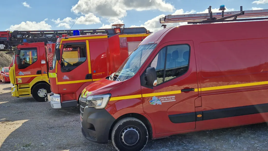 Les pompiers sont sur place. 