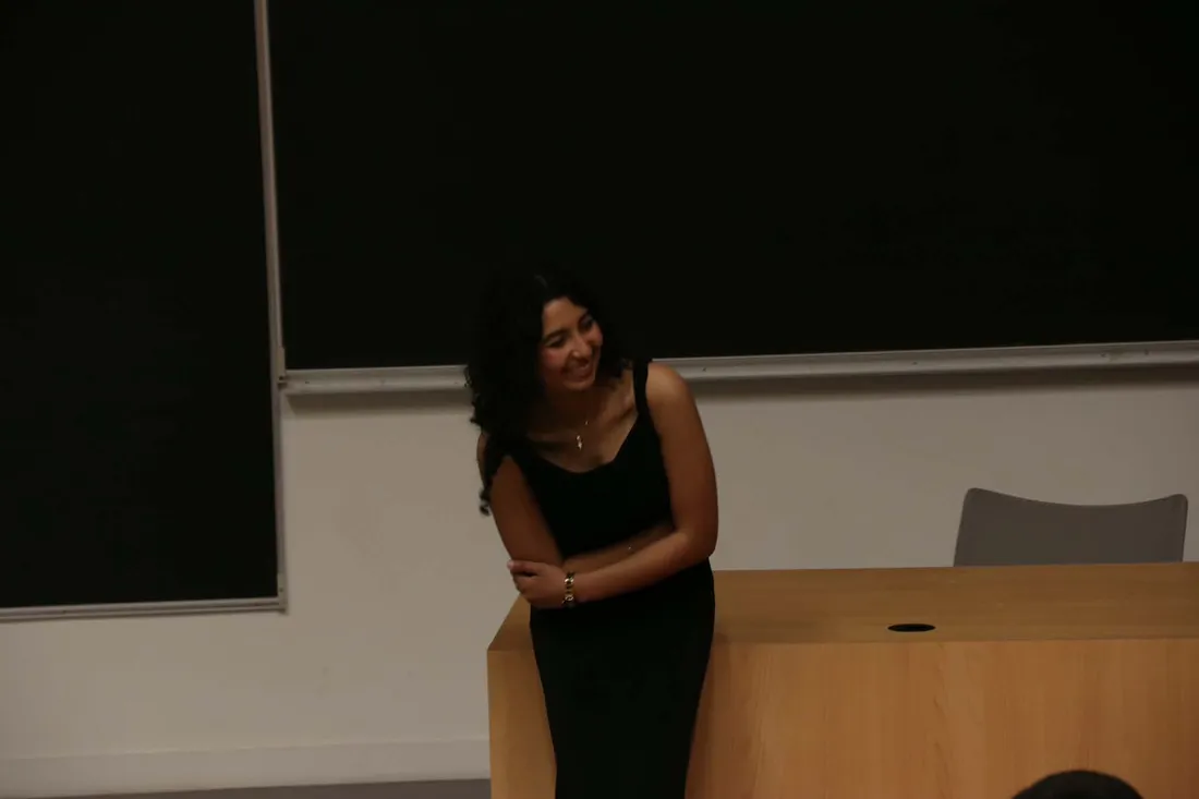 Rania présidente de l'ACEML (Association Coopérative des Etudiants en Médecine de Lille)