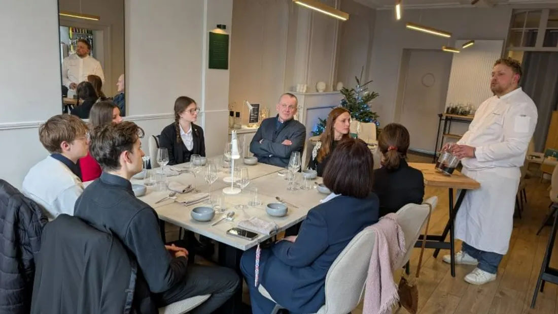 Les jeunes et les accompagnateurs ont été accueillis le vendredi 28 novembre.