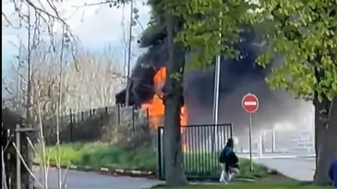 incendie bus