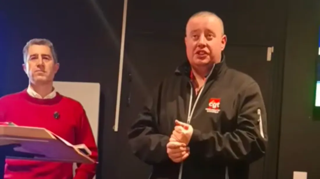 Gaëtan Lecocq a pris la parole pour alerter au sujet des fermetures d'industries. 