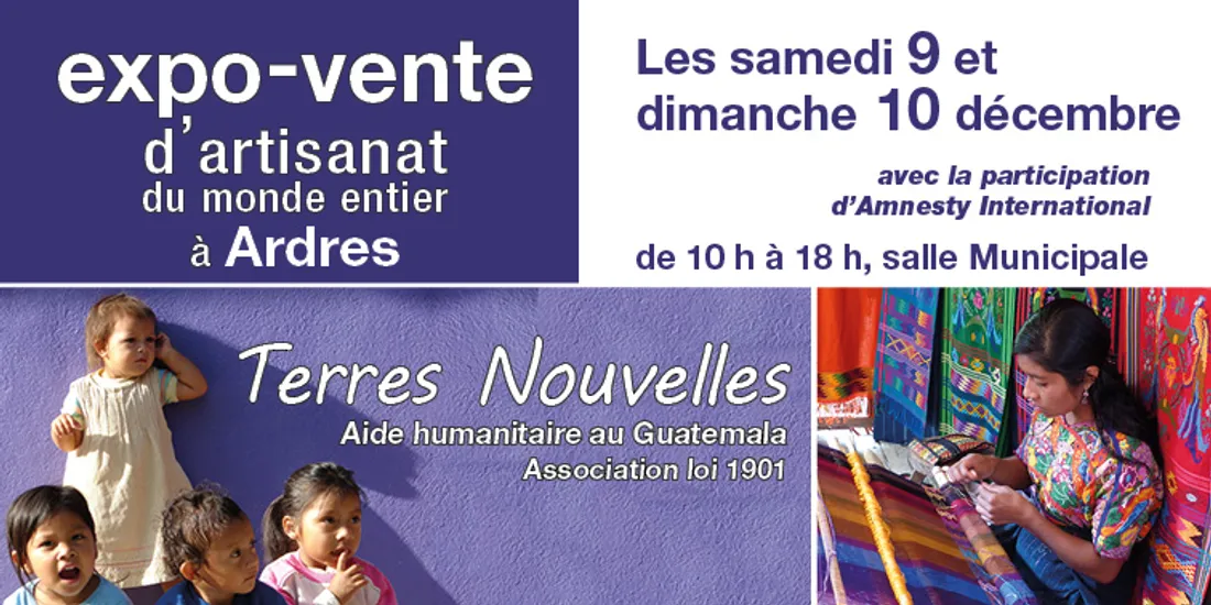 Expo vente d'artisanat à Ardres