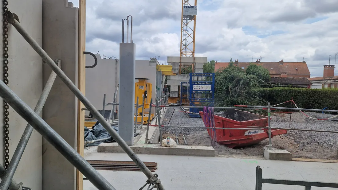Le chantier est lancé depuis quelques mois. 