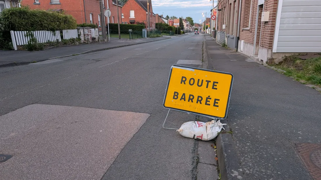 L'entrée de la ville est fermée. 