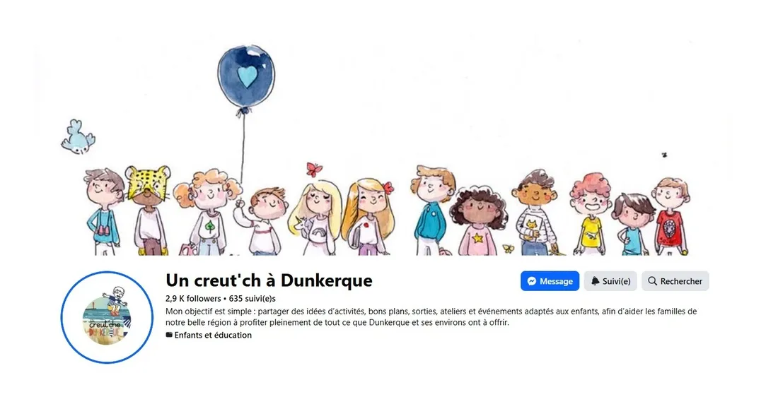 Page facebook "Un Creut'ch à Dunkerque"