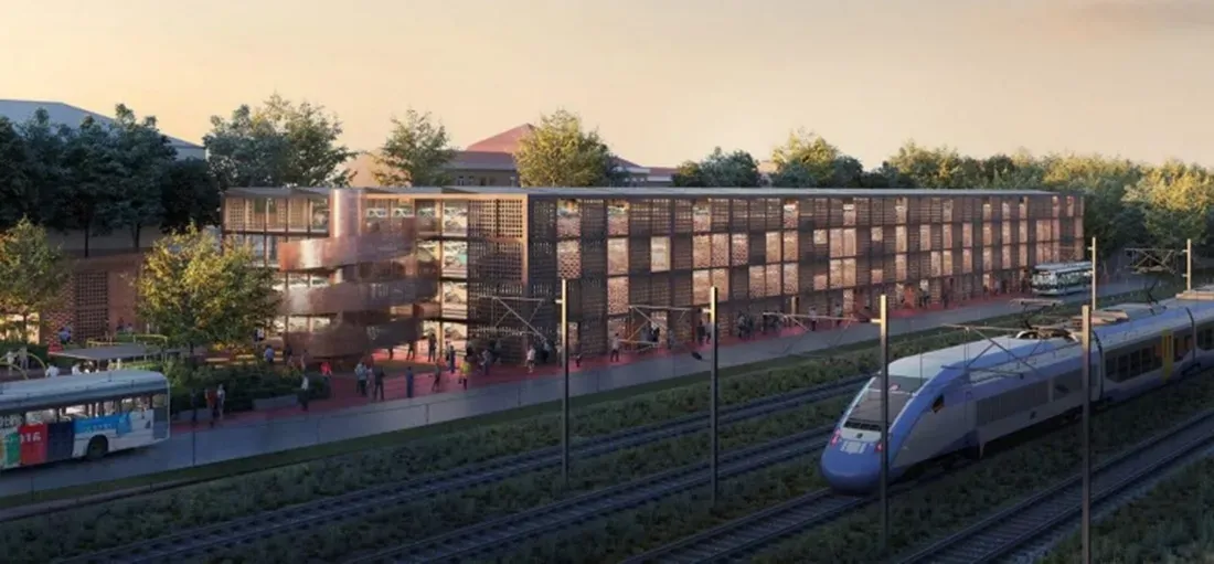 La gare est ouverte depuis début décembre.