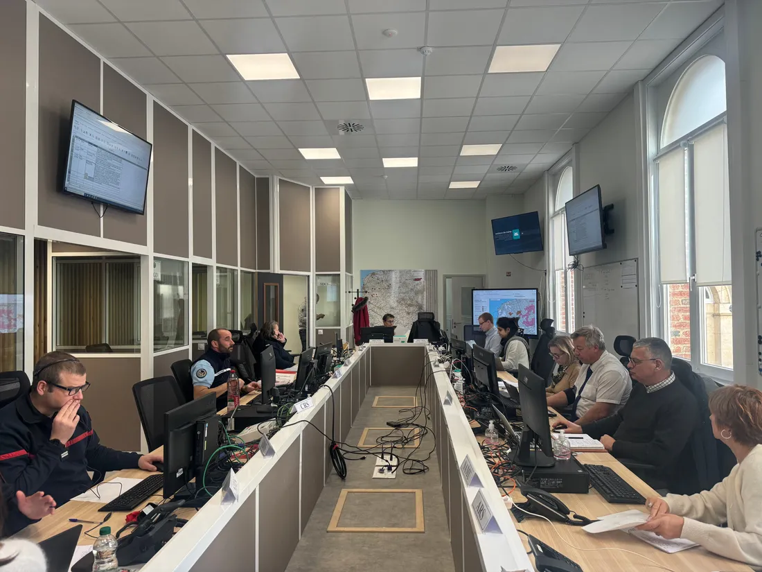 Depuis lundi matin, Le Centre Opérationnel Départemental est activé en préfecture à Arras