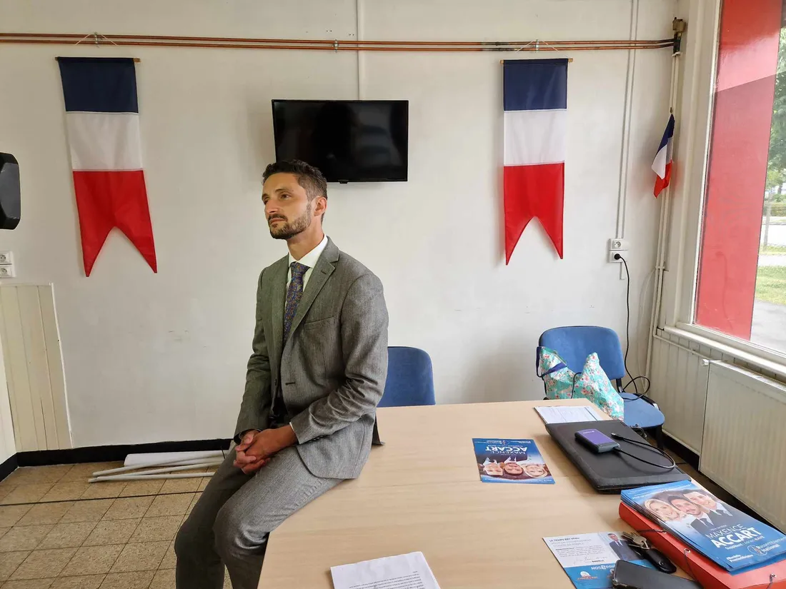 Maxence Accart, candidat Rassemblement National dans la 13ème circonscription du Nord