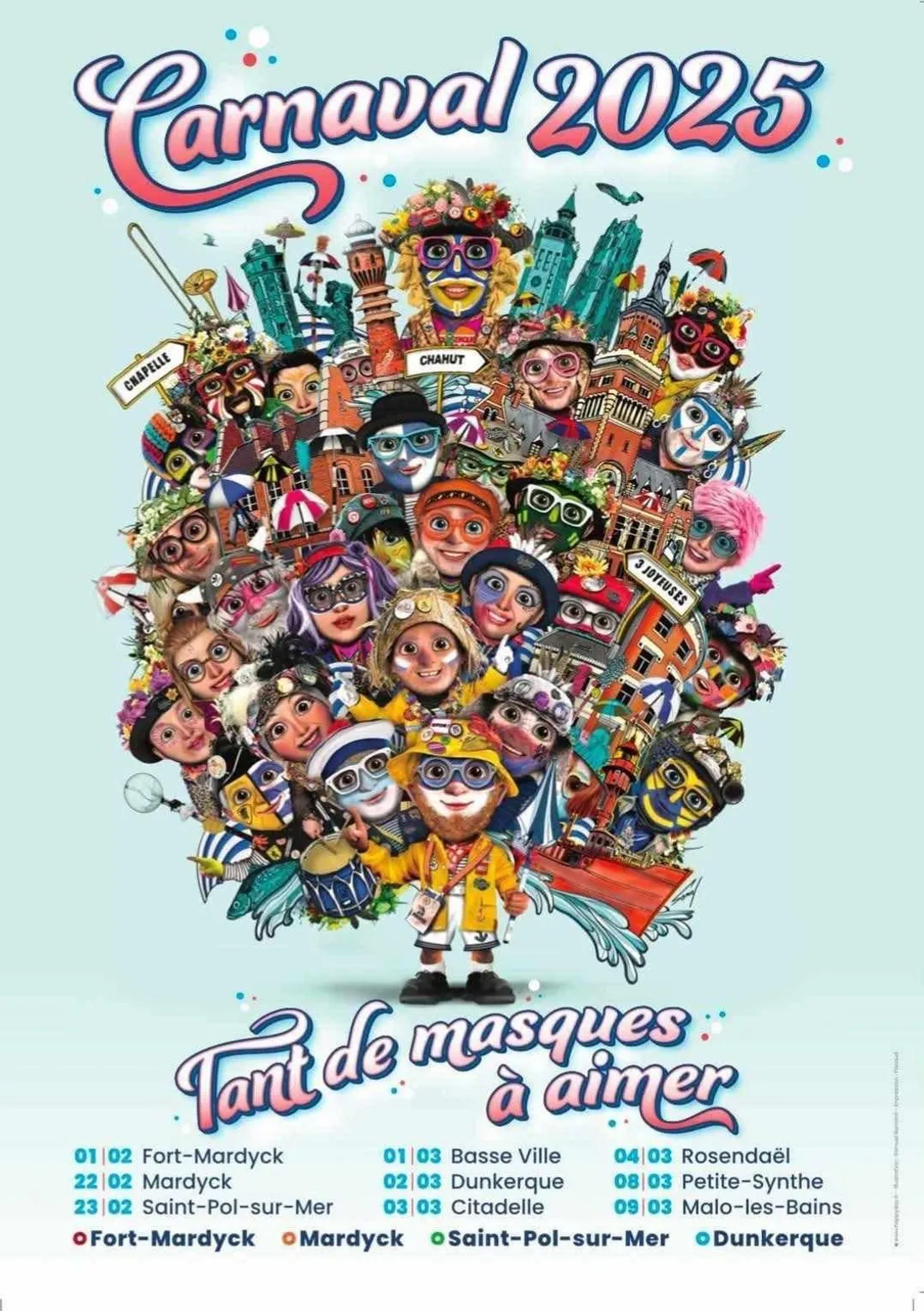 affiche carnaval 2025