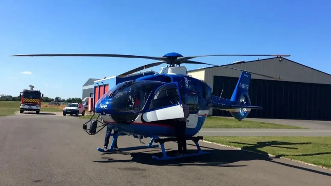 L'hélicoptère RTE