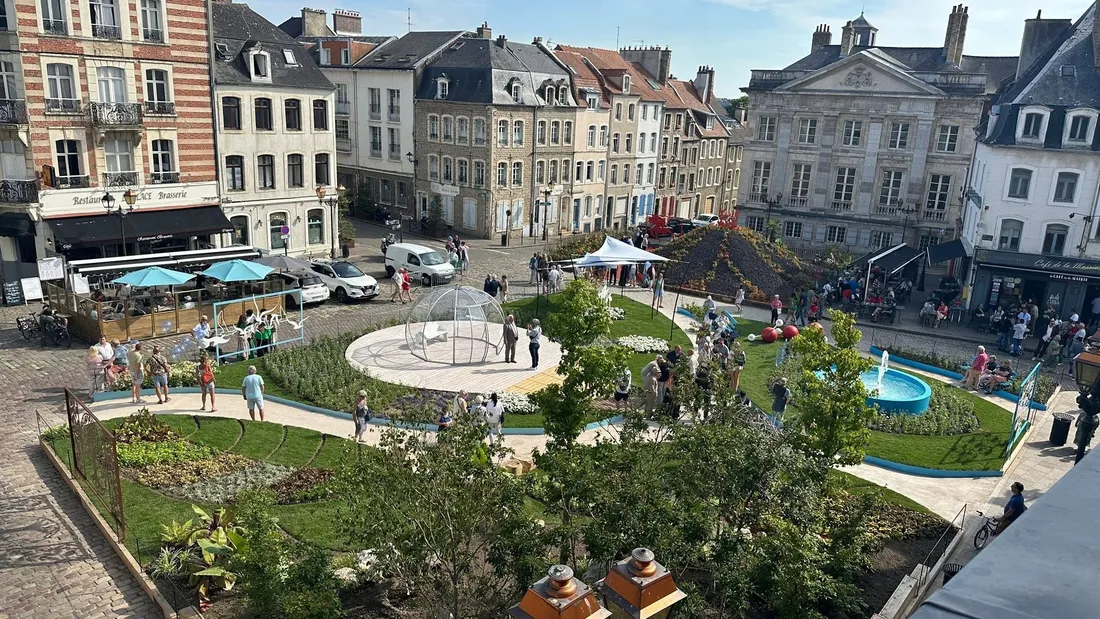 Le Jardin Ephémère inauguré ce samedi à Boulogne-sur-Mer.