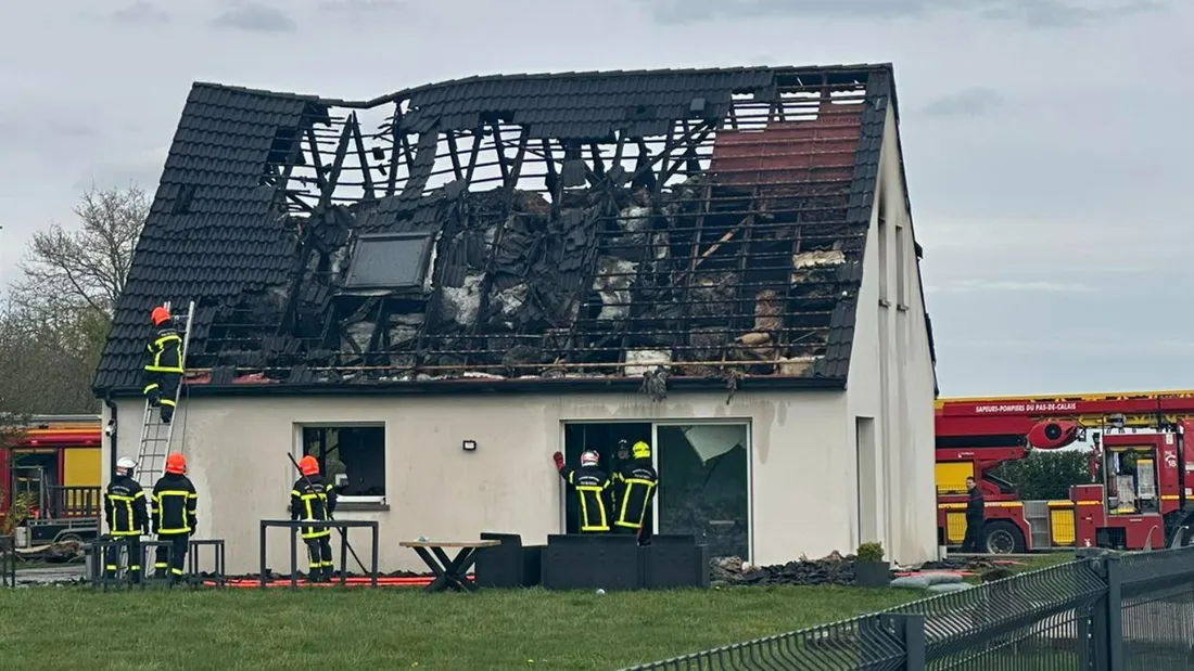maison incendiée