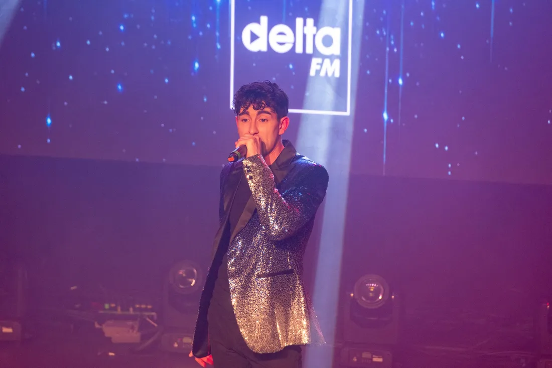 Manuel Dubois sur la scène du Delta Music Live