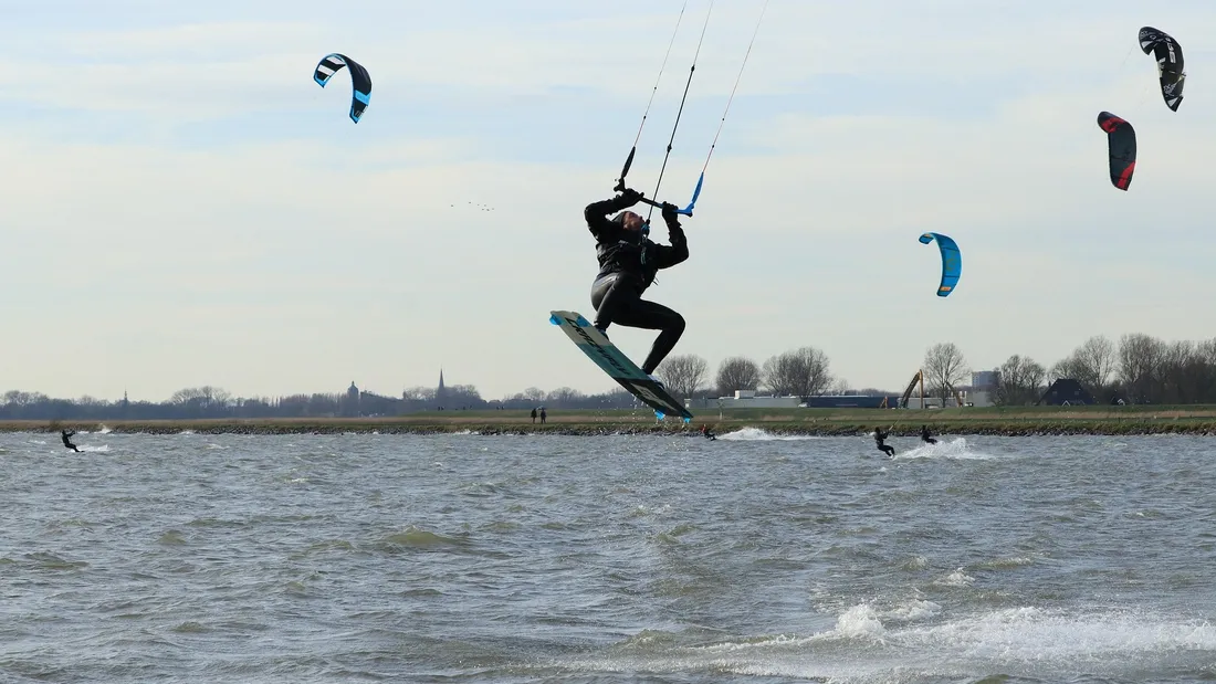 Kitesurfeurs