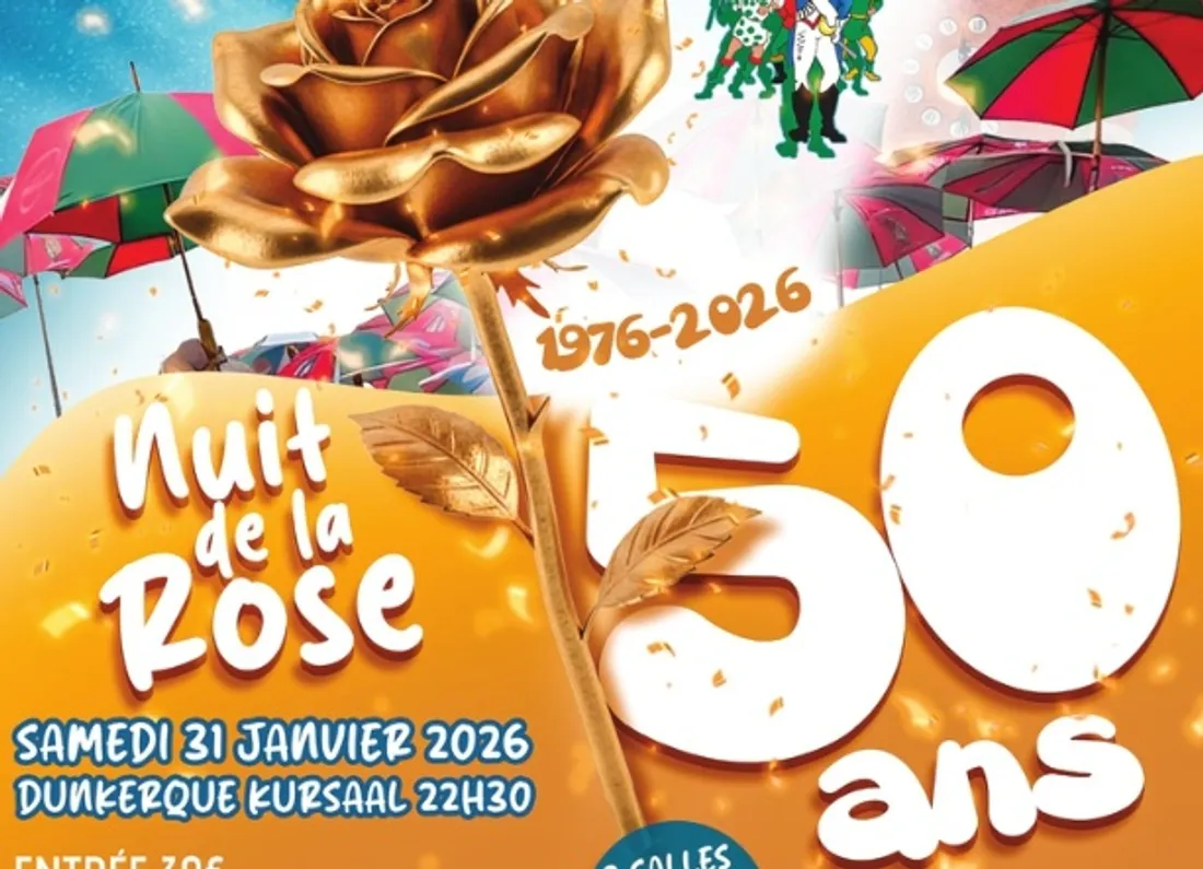 Nuit de la Rose - Les Kakernesches fêtent leurs 50 ans au Kursaal de Dunkerque.
