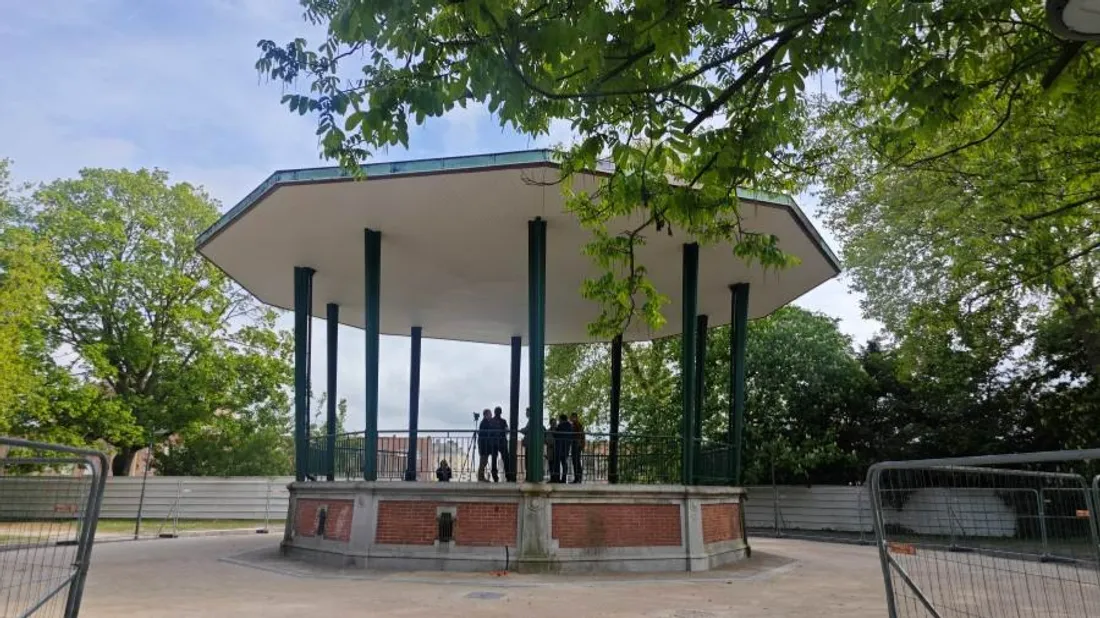 Le kiosque a fait l'objet d'une réhabilitation. 